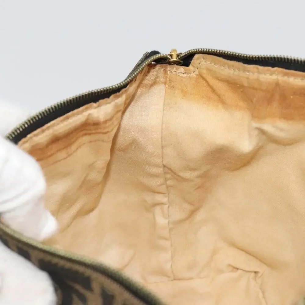 Fendi Zucca Pouch Black